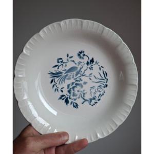 13 Art Deco Dessert Plates In Digoin Earthenware, Sarreguemines