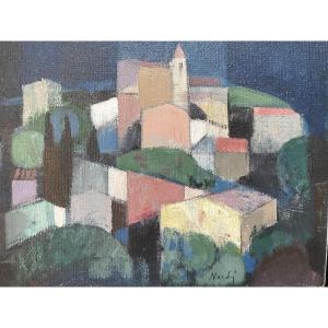 Tuscan Landscape Pietro Nardi Cubist