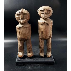 Pair Of Bateba Statues, Lobi People, Burkina Faso