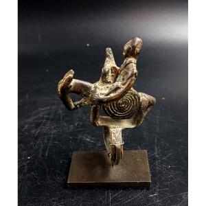Ring With Equestrian Figure, Dogon People, Mali