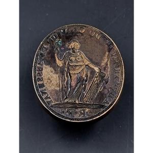 Rare Municipal Administration Seal Of The Canton Of Bessenay - Rhône Revolutionary Period