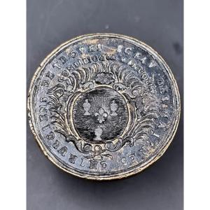 Seal Stamp Matrix Of The Master Surgeons Of Troyes 18th Century Period (extremely Rare)