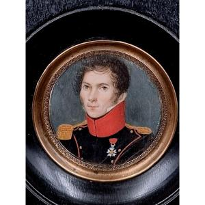 Miniature French Military Figure In Uniform Wearing The Legion Of Honor 