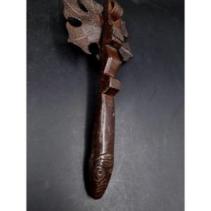 17th Century Wrought Iron Door Knocker, Animal Head Door Knocker 