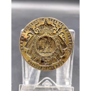Stamp Seal Matrix Of An Investigating Judge Chalon Marne , Napoleon III Period