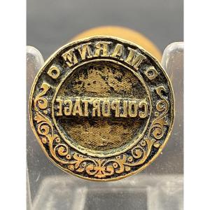 Stamp Seal Matrix Marne Department - Hawking