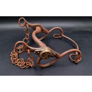 Artillery Bridle Bit Complete With Its Curb Chain, Second Empire Style 