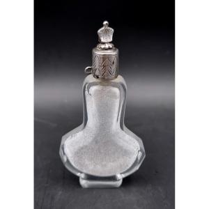 Rock Crystal Perfume Bottle With Silver Mount, 17th Century