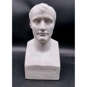 Biscuit Porcelain Bust Of Napoleon I After Canova