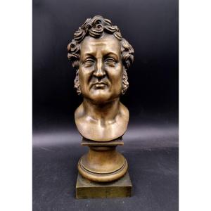 Bronze Bust Of French King Louis Philippe, XIXth Century