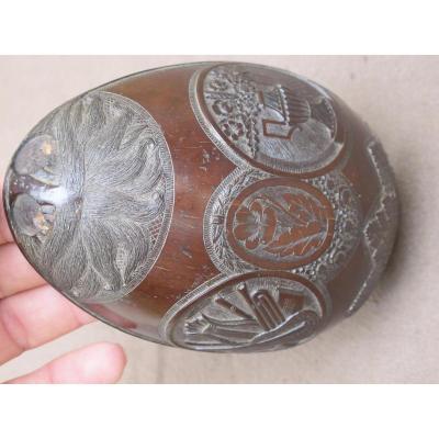 Coco Nuts Work From Ponton Nicely Carved