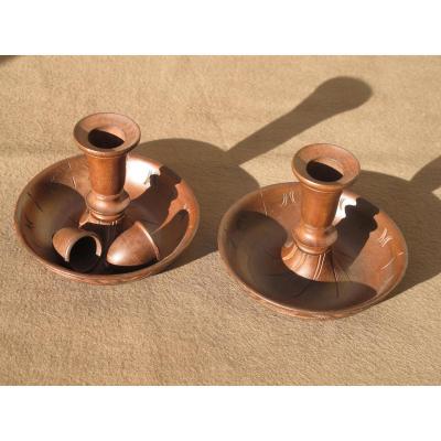 From Candlestick Travel Wood Shot Full Of His Extinguishers