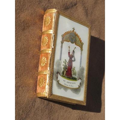 Book Box Sainte Geneviève Patronne De Paris Fixed Under Glass Candy