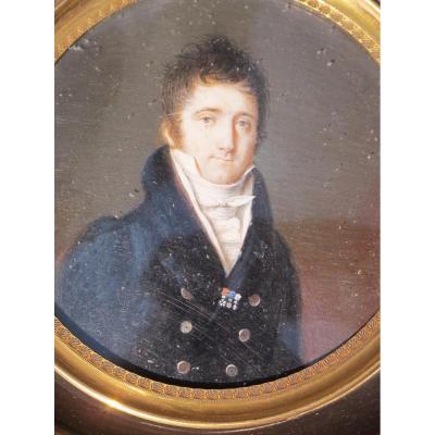 Miniature Man Legion Of Honor Decoration Of Lily Around 1816 Nice Quality