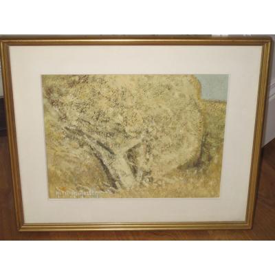 Painting The Tree Of Athena By Henri André Martin