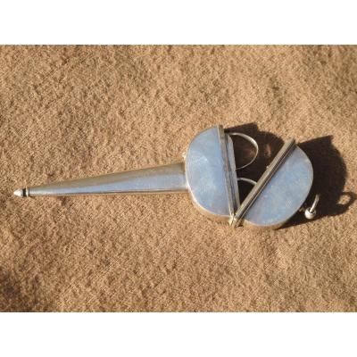 Silver Case With Scissors XVIIIth Century