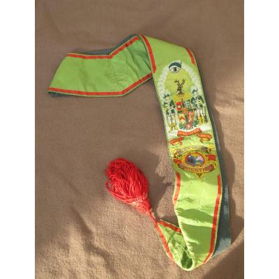 Cordon Ordre Ancient Order Of Forester Unity Benevolence Concord Toye Kenning Spencer