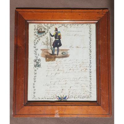 Letter From The First Marine Infantry Regiment Battalion 1 Company Soldier Anchor Ship