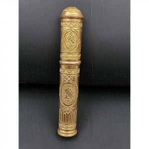 Wax Door In Pomponne Louis XVI Period In Excellent Condition Rich Cartridge Decor