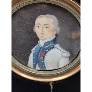 French Officer Of The 16e Regiment Military Uniform 1791
