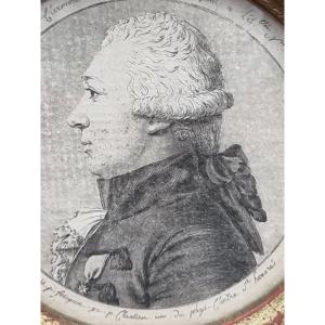 Physionotrace Drawn By Fouquet And Engraved By Chrétien Jacques De Clermont-mont-saint-jean