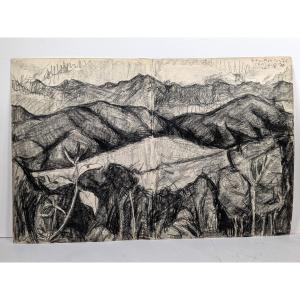 Matsuyama Area - Japan Black Stone - Hidetake Higo 1930-2010 - No. 3