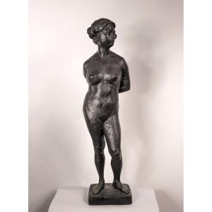 Large Nude, Circa 1950-60 - Bronze 73cm - Shigeru Kinoshita 1908-1988 #901