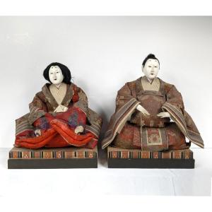 Hina Matsuri Dolls - Imperial Couple - Japan Meiji / Taisho Era #ham000