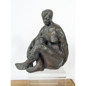 Small Nude Sketch. Bronze By Takashi Sugimura #48