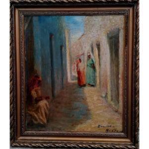 Jane Daniele-hoffe (1885 -?) - Oil On Orientalist Cardboard - Early 20th Century -