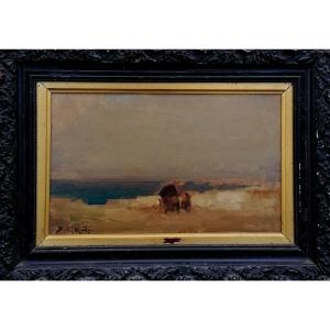 Oil On Canvas - Landscape - Signature - 20th Century - 