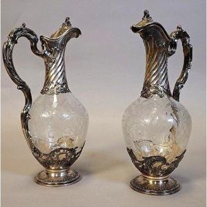 Pair Of Lous XV Style Ewers
