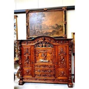Neo-renaissance Style Cabinet