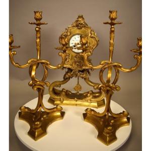 Louis XV Style Clockset