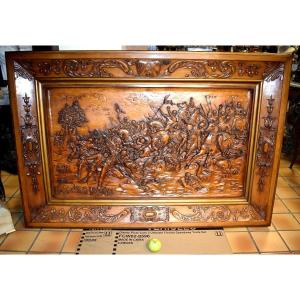 Bas-relief Depicting "the Battle Of The Golden Hopes" 