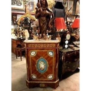 Napoleon III Cabinet With Porcelain Plaques