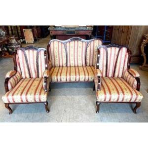 3-room Art Deco Living Room 