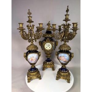 Louis XVI Style Clockset