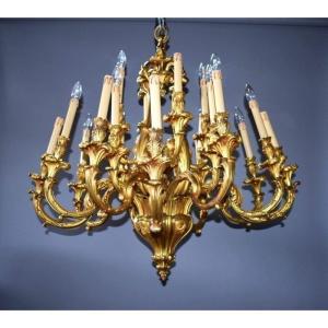 Chandelier Made In The Roccoco Style  From Maison Gau In Paris