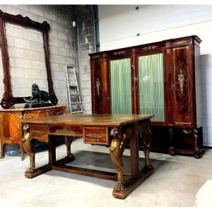 Empire Desk And Bookcase