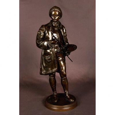 Bronze Sculpture Signed Salmson