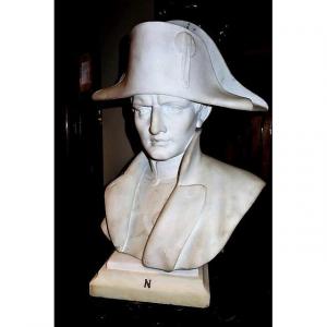 Carrara Marble Bust Of Napoleon