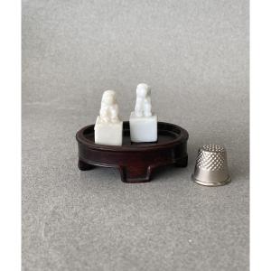 China: Blanc De Chine Seals18th Century