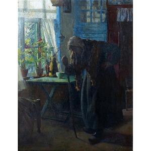 Woman In A Late 19th Century Interior