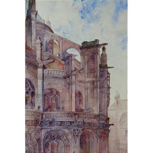 Saint-eustache Church By Joseph Lépine (1867-1943)