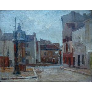 Place Du Tertre, School At The End Of The 19th Century