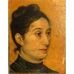 Portrait Of A Woman Circa 1880