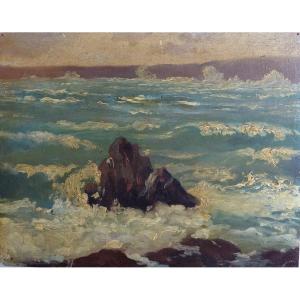 Rough Seas At The End Of The 19th Century