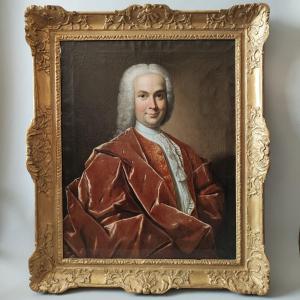 18th Century French School: Portrait Of A Gentleman.
