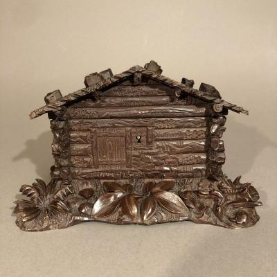 Jewelry Box, Black Forest Or Brienzer - Wood - Late 19th Century